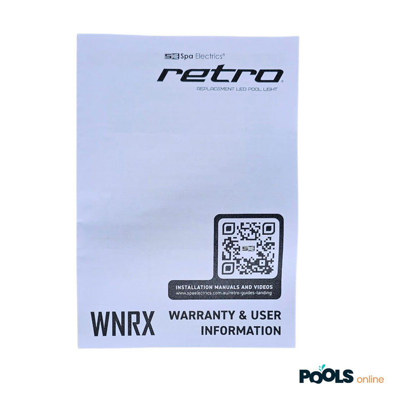 Spa Electric - WNRX / WN9RX LED Pool Light - Multi Plus Full Colour / Clear Rim  (WNRX L12 R1 CMP)