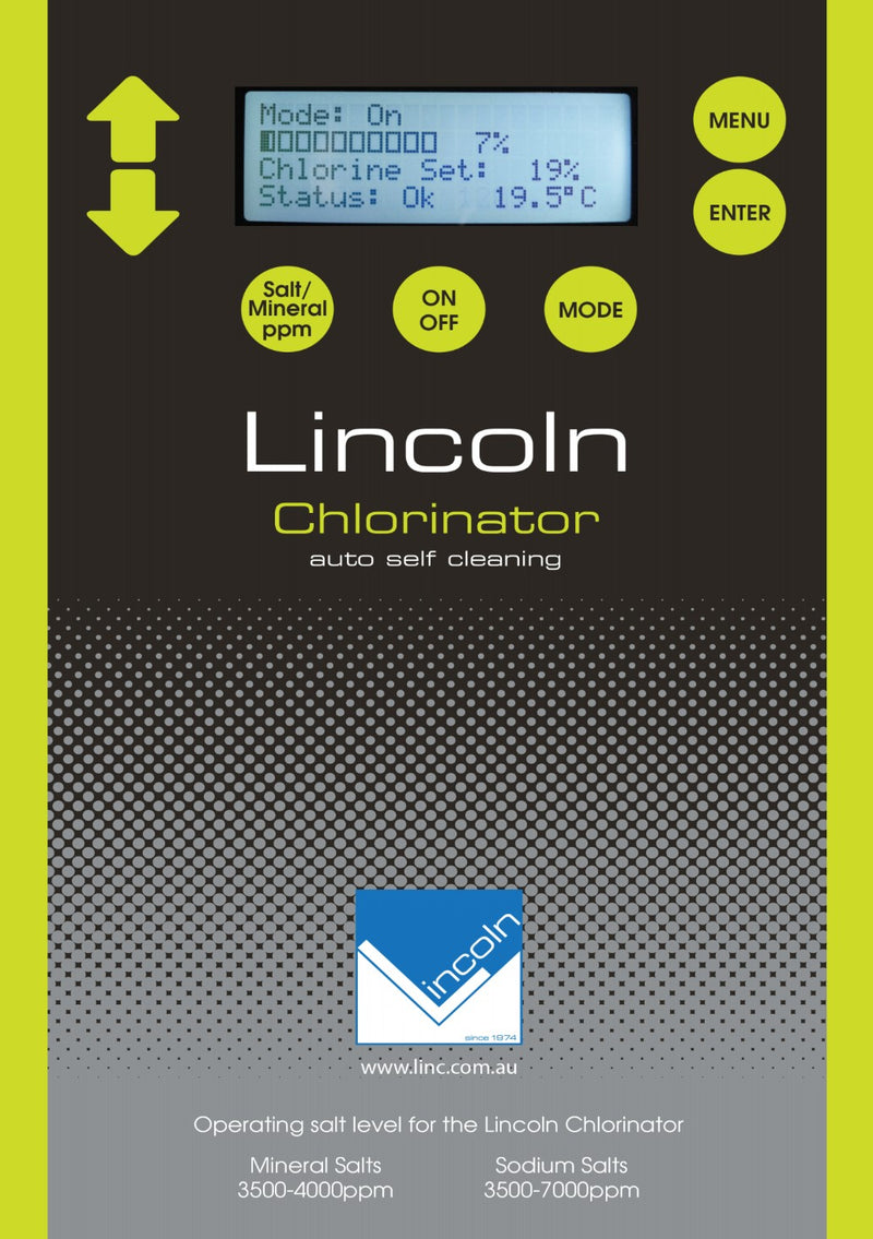 Lincoln LSC Salt & Mineral Chlorinator