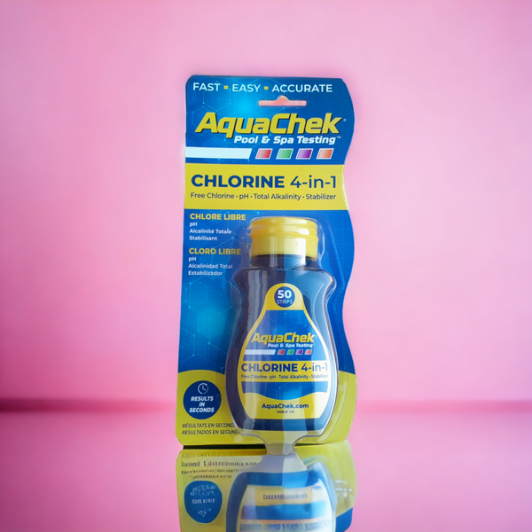 AquaChek - Test Strips 4 in 1 for Pool & Spa (Chlorine)