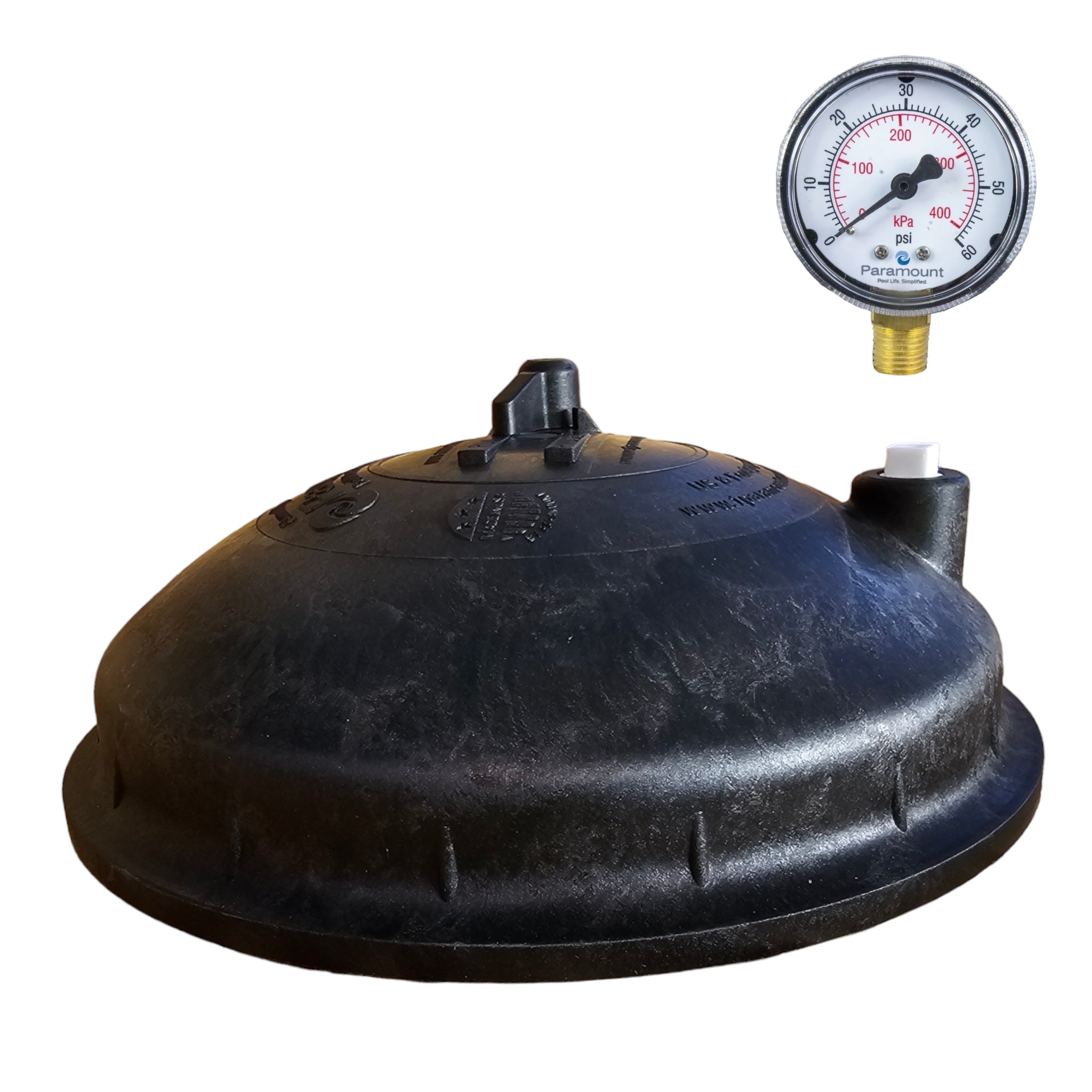Paramount - In-Floor Valve Dome Lid & Pressure Gauge
