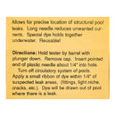 Pool Leak Detector Ink Test Kit