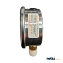 WaterCo - Pressure Gauge 400kPa Oil Filled Lower Mount Stainless Steel (621632)