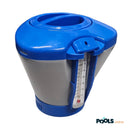 Premium Floating Tablet Dispenser (Large / Pool) - With Thermometer & Tablet Tongs