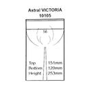 astral victoria pump basket 10105 size drawing
