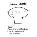 baker hydro bh340 vacuum plate size drawing
