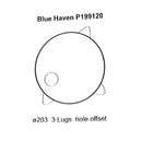 blue haven vacuum plate p199120 size drawing