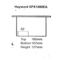 hayward sp1080 skimmer basket spx1080ea size drawing