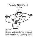 poolrite s2500 speed valve vacuum plate 1414 size drawing