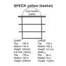 speck small pump basket size drawing