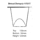 stroud donquip pump basket nb255 size drawing