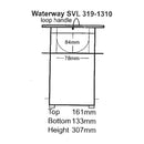 waterway svl pump basket 319 1310 size drawing