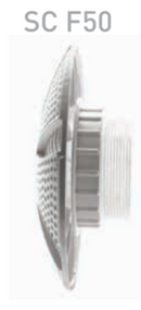 Spa Electric - Fibreglass Threaded Suction - 50mm / White