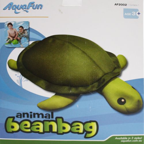 AquaFun - Animal Beanbag Frog/ Turtle/ fish choose which one