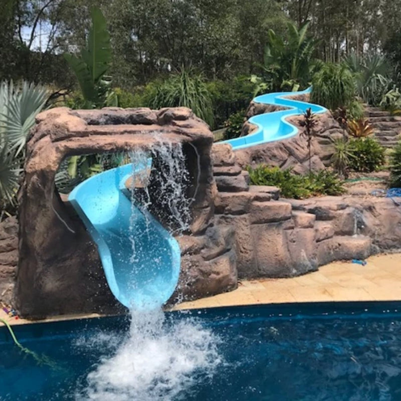 Simple Pool Slide DIY AquaSlide™ - Modular Pool Water Slide (Straight Section)