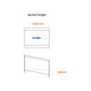DIY AquaSlide™ - Modular Pool Water Slide (Straight Section)