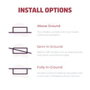 Aspire Above Ground Pool - Keyhole