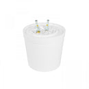 Ledge Lounger - Side Table Ice Bin (White)