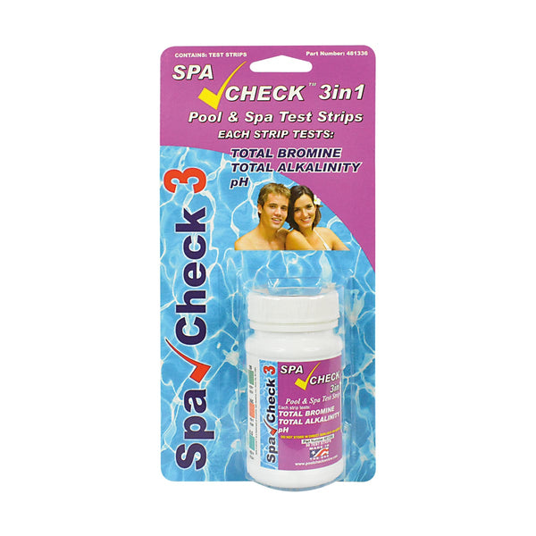 Spa Check - 3 in 1 Test Strips (Bromine / pH / Alkalinity)
