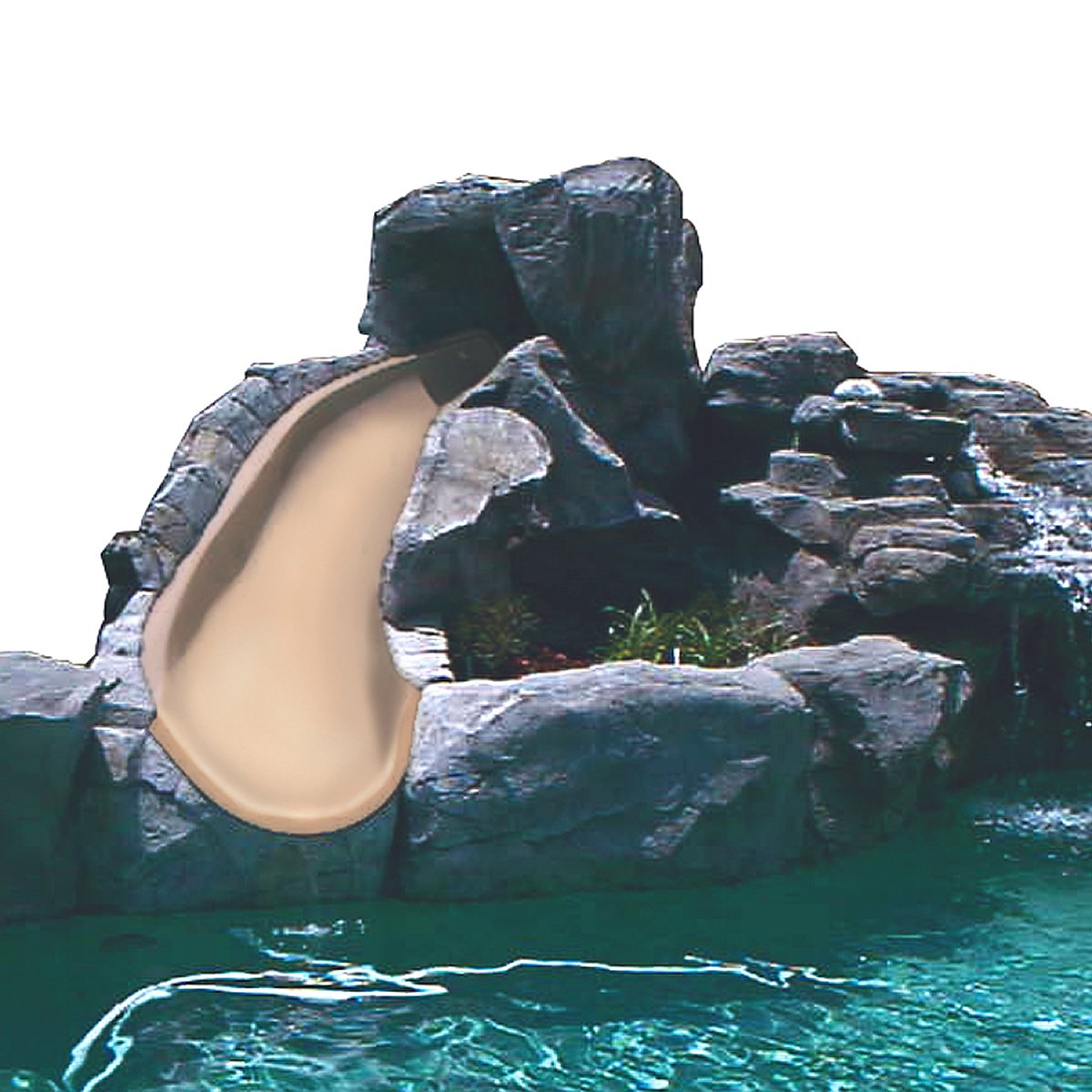 Buy S.R.Smith BigRide Pool Slide (Taupe, Left Curve)