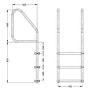 S.R.Smith - Deck-Mounted Pool Ladder