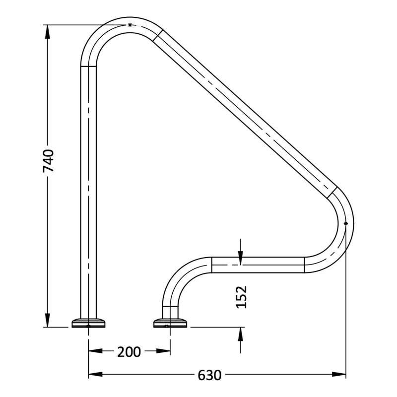 Grab Rail Model S.R.Smith - Figure 4 Grab Rail