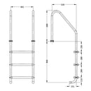 S.R.Smith - Classic Stainless Steel Pool Ladder (2, 3 & 4 Step)