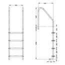 S.R.Smith - Classic Stainless Steel Pool Ladder (2, 3 & 4 Step)